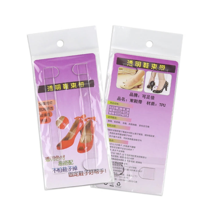 10 Pairs Invisible Transparent High Heels Anti-drop Laces