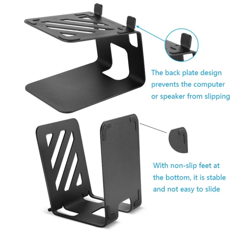 Portable Cooling All-aluminum Speaker Laptop Stand