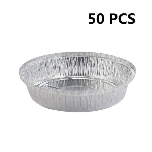 50 PCS / Set Thickened Circular Baking Tray Grilled Meat Paper