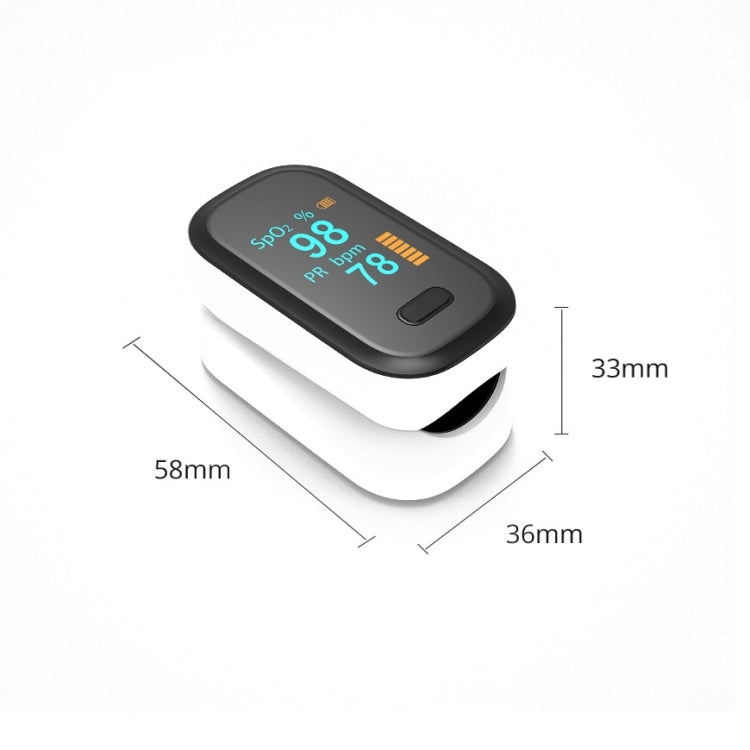 Finger Clip OLED Screen Pulse Oximeter Reluova