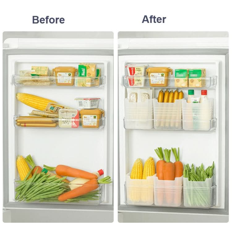 3 PCS Refrigerator Side Door Storage Box Food Classification Fresh-keeping Box-Reluova