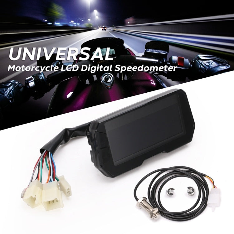 6 Gear Universal Motorcycle LCD Digital Speedometer Odometer ÎҵÄÉ̵ê