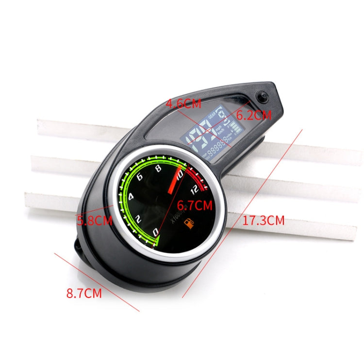 Motorcycle Universal Retrofit Speed Instrument LCD Mileage ÎҵÄÉ̵ê