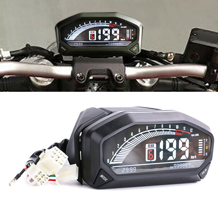 Motorcycle Universal LCD Instrument HD Display Speed Table 6 File Electronic Digital Table ÎҵÄÉ̵ê