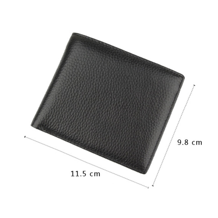 RFID Anti-theft First Layer Cowhide Coin Purse Men Wallet My Store