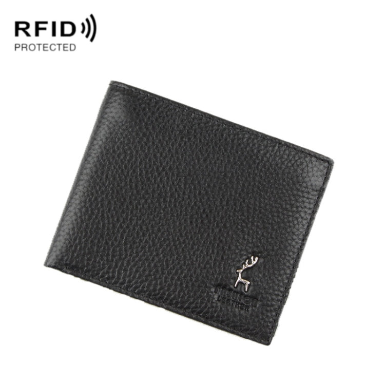 Men Casual Short RFID Wallet Multifunctional Card Holder