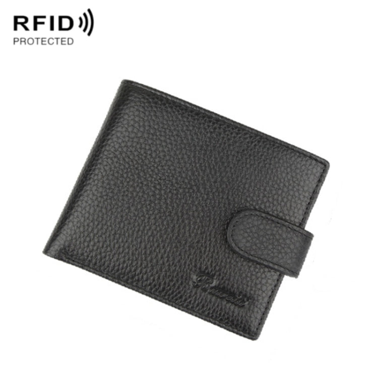 Anti-Magnetic Anti-Theft RFID Short Business Men Wallet My Store