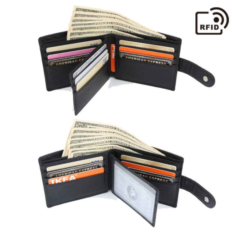 Anti-Magnetic Anti-Theft RFID Short Business Men Wallet My Store