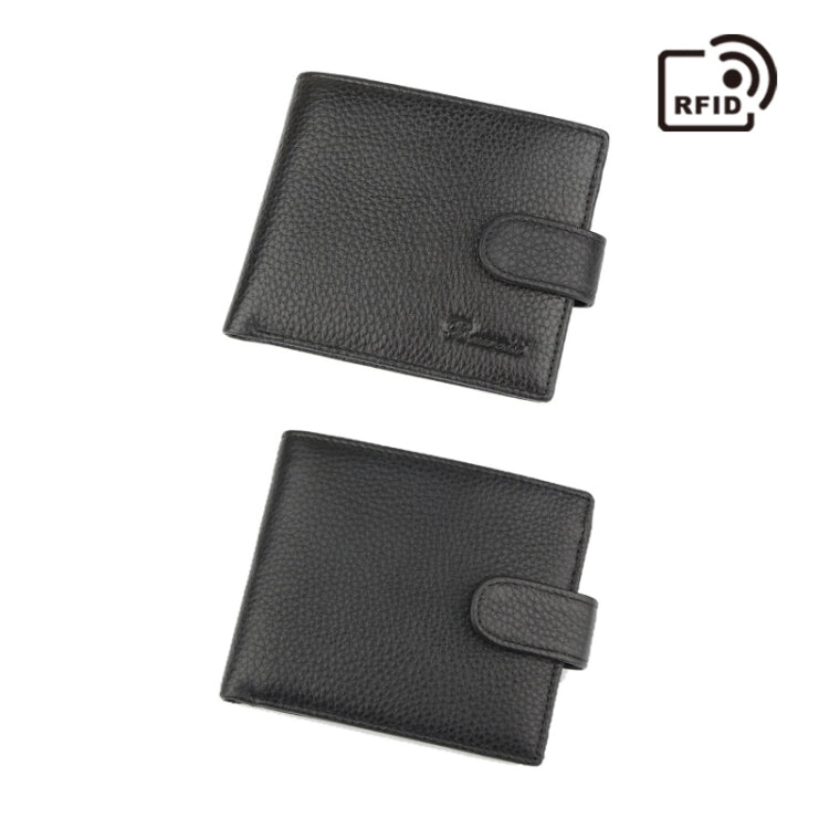 Anti-Magnetic Anti-Theft RFID Short Business Men Wallet