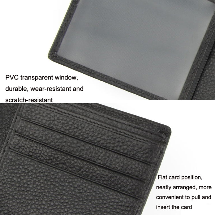 Anti-Theft Brush RFID Men Wallet Short Strap Button Multi-Card Layer Men Wallet My Store