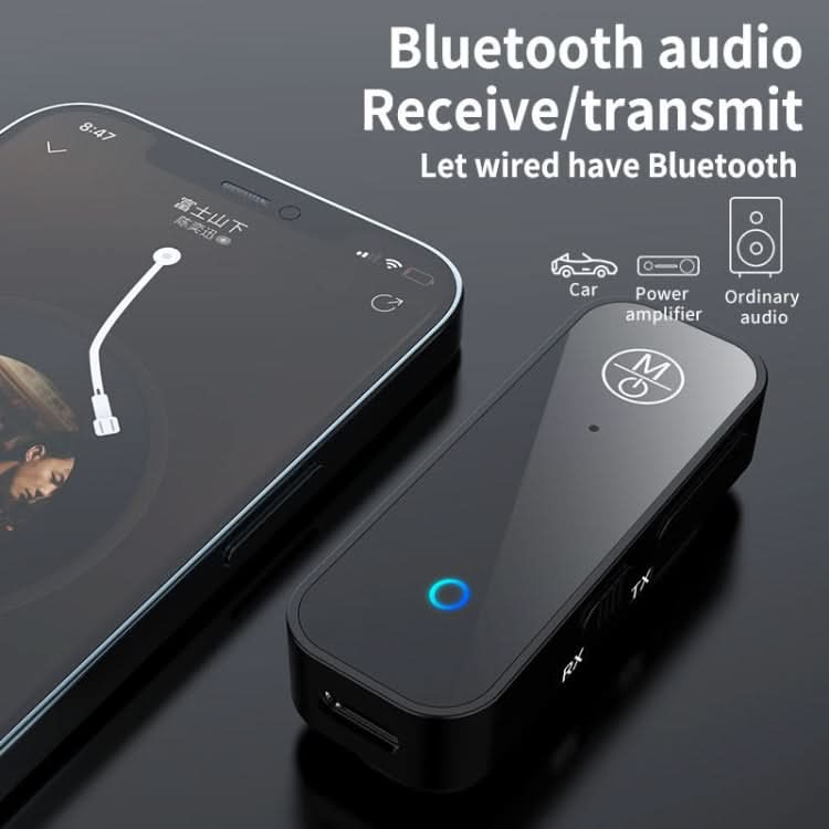 2 In 1 Bluetooth Receiving Transmitter AUX Car Adapter TV Computer Audio Transmitter