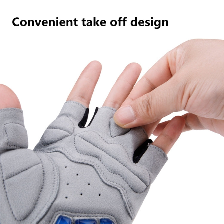 GIYO S-14 Bicycle Half Finger Gloves GEL Shock Absorbing Palm Pad Gloves