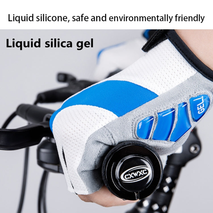 GIYO S-14 Bicycle Half Finger Gloves GEL Shock Absorbing Palm Pad Gloves Reluova