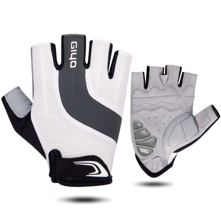 GIYO S-14 Bicycle Half Finger Gloves GEL Shock Absorbing Palm Pad Gloves