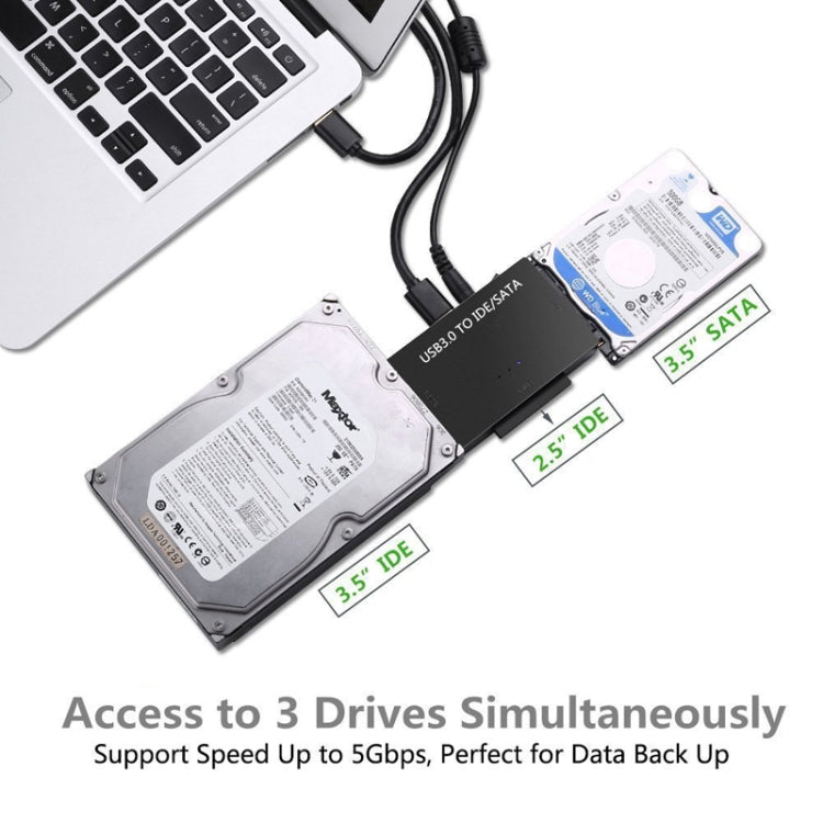 USB3.0 To SATA / IDE Easy Drive Cable External Hard Disk Adapter, Plug Specifications: My Store