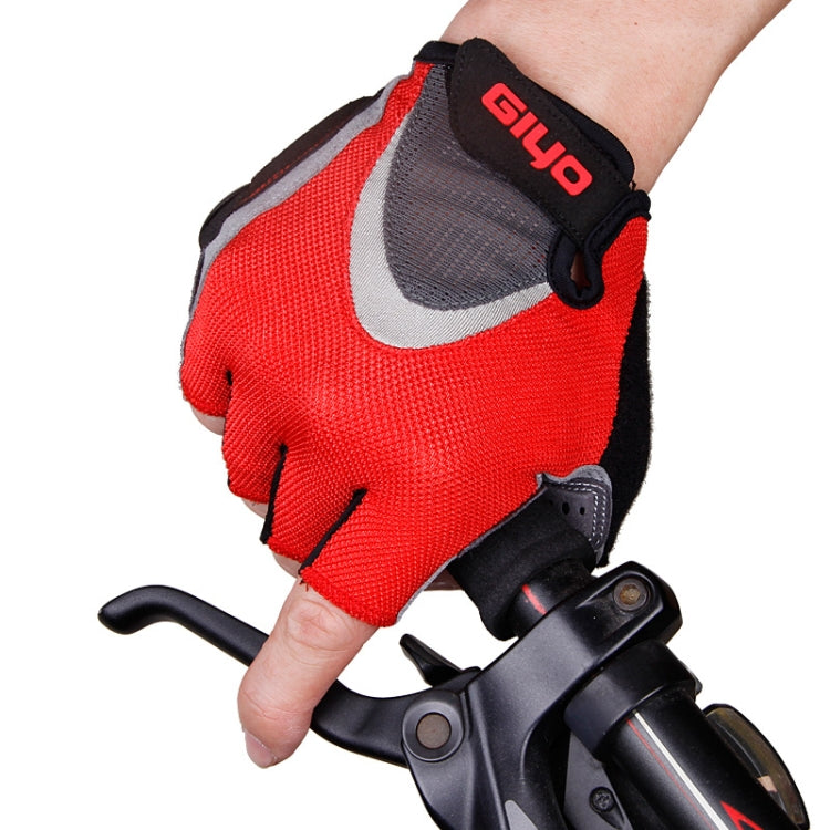 GIYO S-01 GEL Shockproof Cycling Half Finger Gloves Anti-slip Bicycle Gloves Reluova