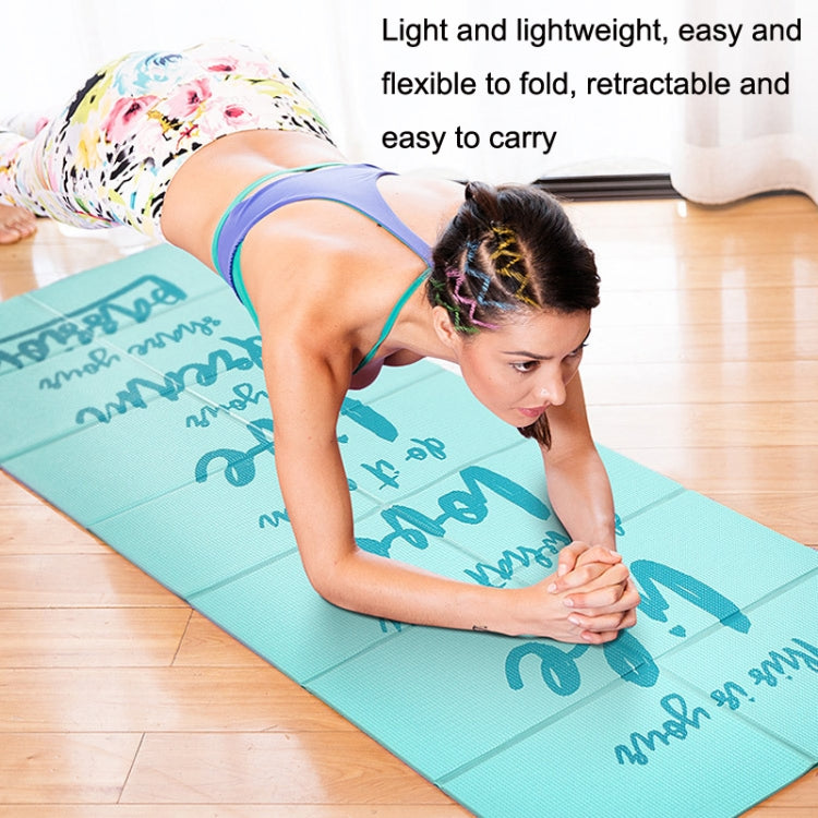 YM15C Portable Travel Thick Fold Yoga Pad Student Nnap Mat, Thickness: