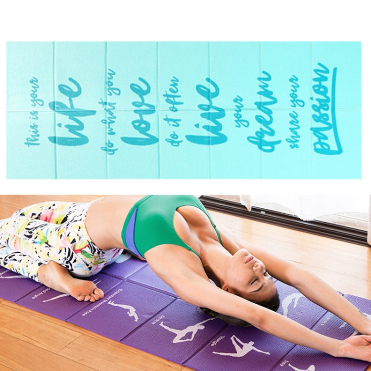 YM15C Portable Travel Thick Fold Yoga Pad Student Nnap Mat, Thickness: