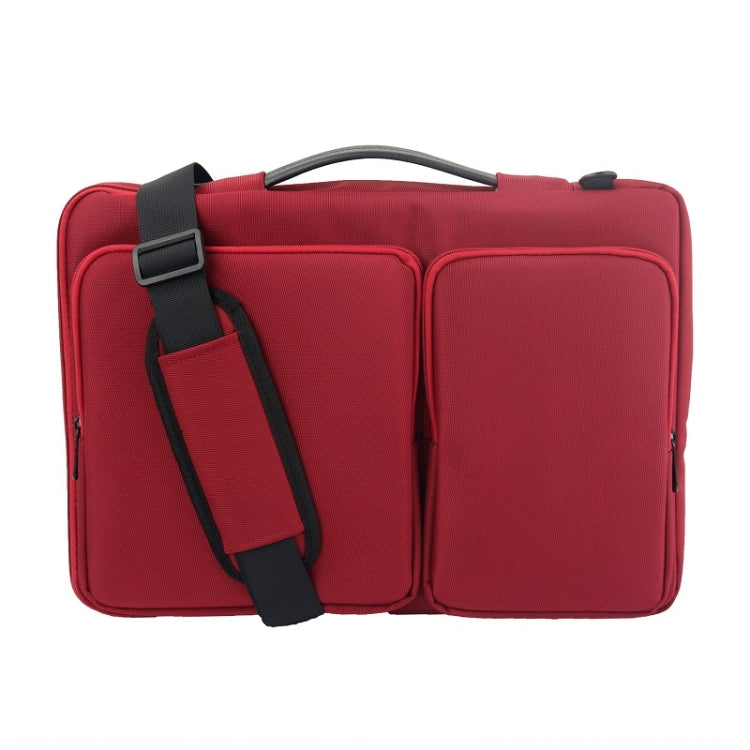 Nylon Waterproof Laptop Bag With Luggage Trolley Strap My Store