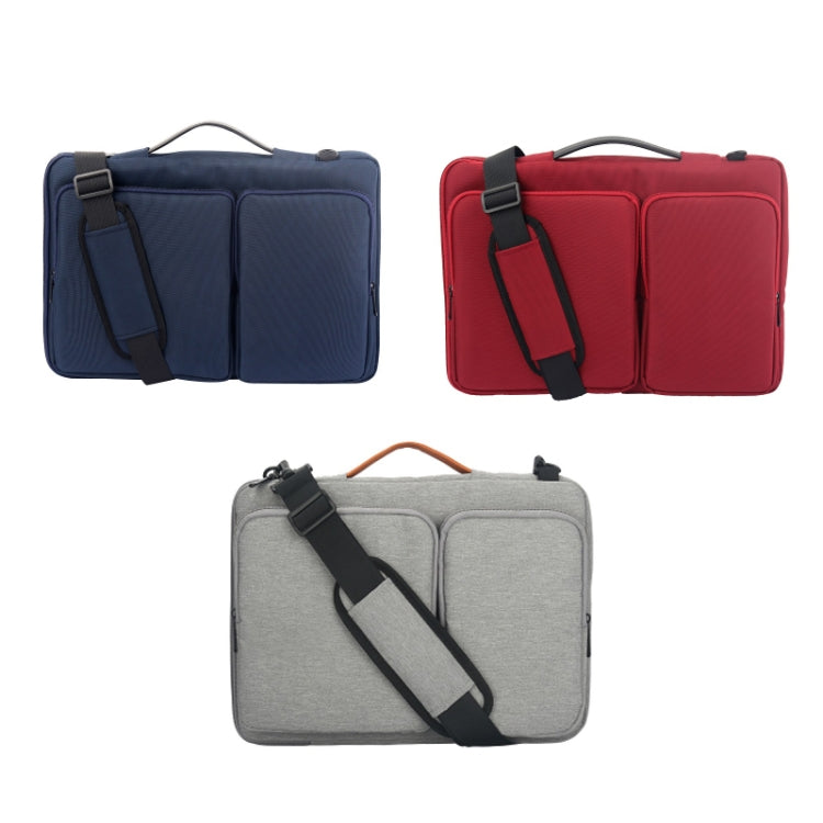 Nylon Waterproof Laptop Bag With Luggage Trolley Strap My Store