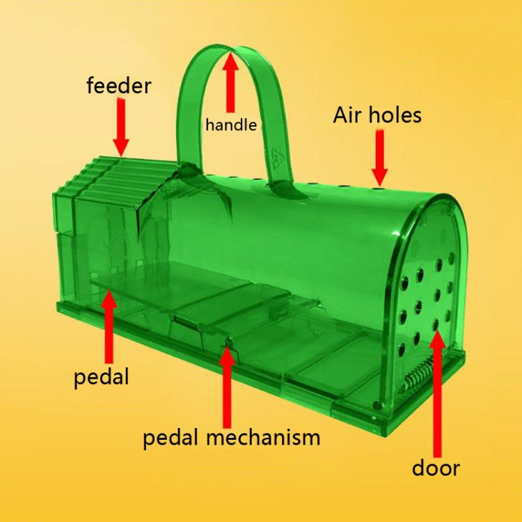 Large Plastic Mousetrap Mouse Cage Pedal Trap My Store