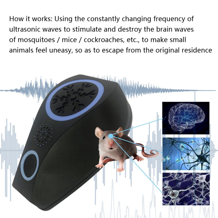 Snowflake Ultrasonic Mosquito Repellent Mouse Repellent, Specification: My Store