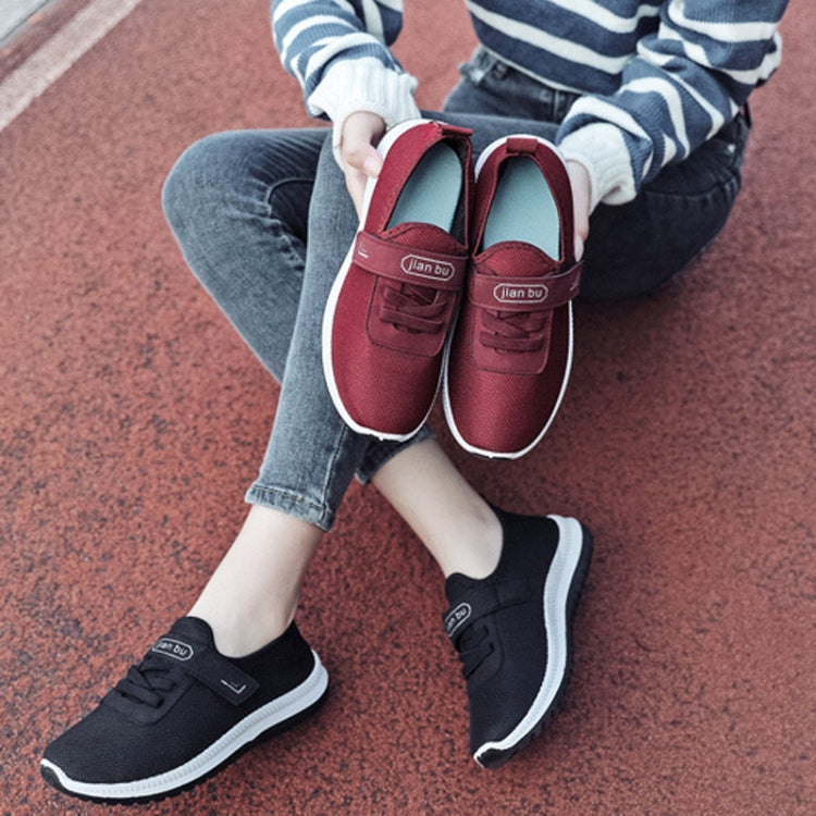 Spring Elderly Shoes Cloth Shoes Non-slip Soft Sole Walking Shoes