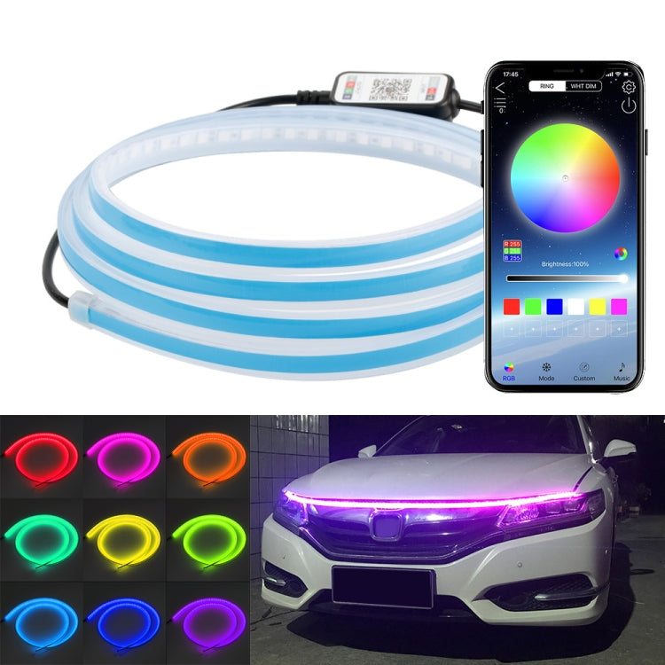 Car LED Streamer Decorative Hood Atmosphere Lights, Style: ÎҵÄÉ̵ê