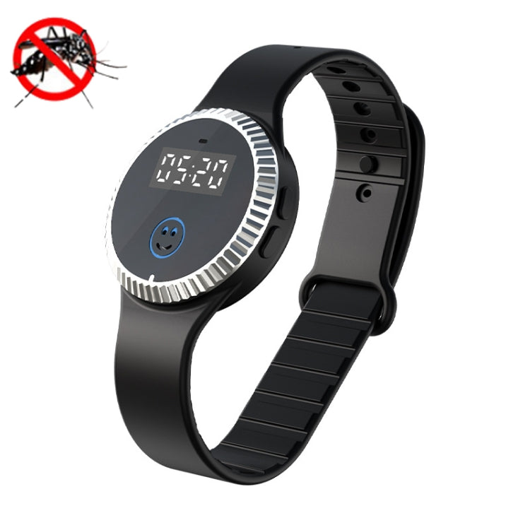 Q10 Outdoor Waterproof Silicone Smart Time Ultrasonic Mosquito Repellent Bracelet My Store