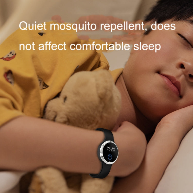 Q10 Outdoor Waterproof Silicone Smart Time Ultrasonic Mosquito Repellent Bracelet My Store