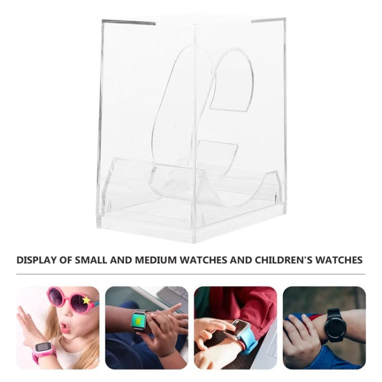 5 PCS Transparent Rectangular Watch Display Box Pull-out Electronic Watch Box Reluova