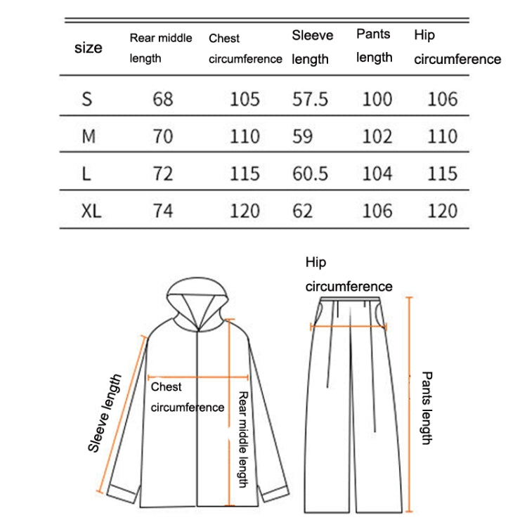 Raninfreem Outdoor Fashion Double Riding Reflection Raincoat Rain Pants Suit My Store