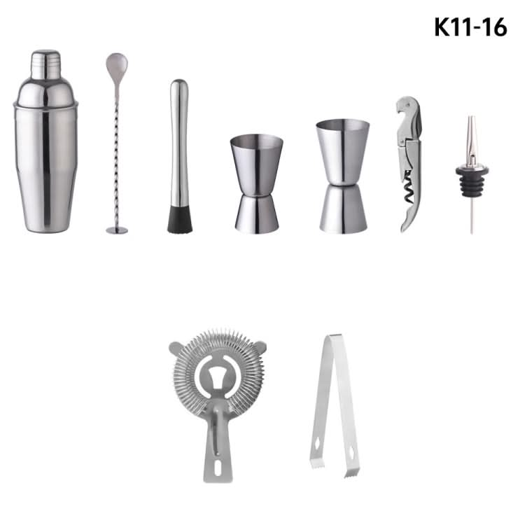 10 In 1 Stainless Steel Bartending Set