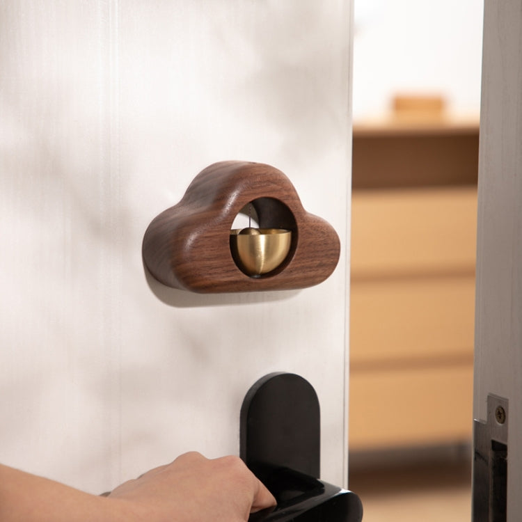 Suction Door Wind Chime Magnetic Suction Door Bell Wooden Decoration My Store