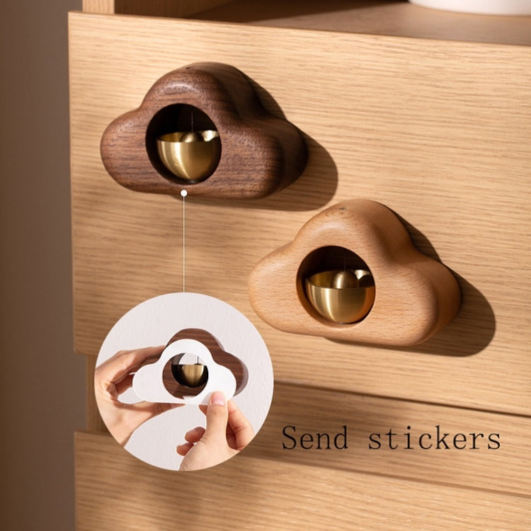 Suction Door Wind Chime Magnetic Suction Door Bell Wooden Decoration My Store