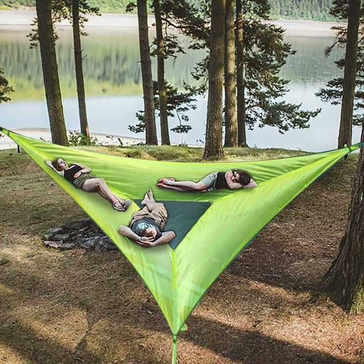 Aerial Multiplayer Triangle Hammock Folding Mesh Hammock Tree Tent,Size: