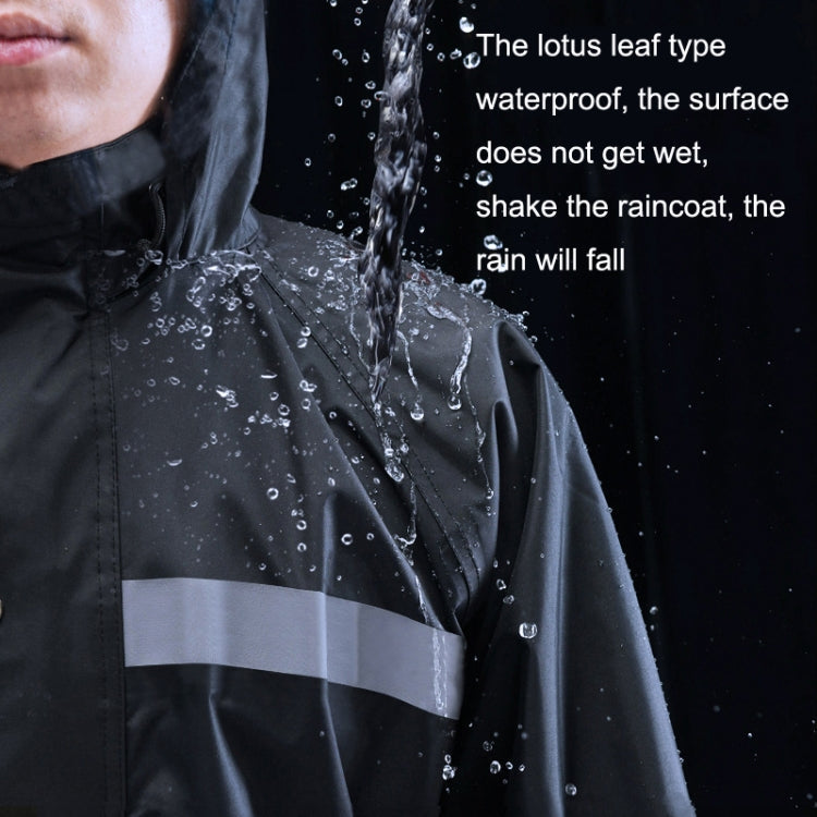 X18 Siamese Raincoat Outdoor Adult Reflective Riding Raincoat