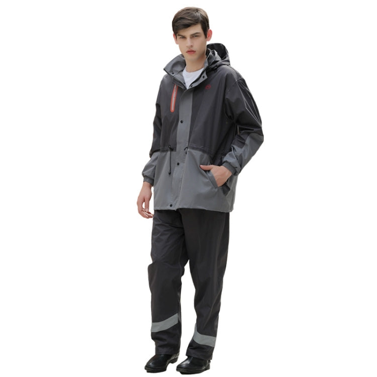 Rainfreem Outdoor Reflective Fashion Split Raincoat Rain Pants Set My Store