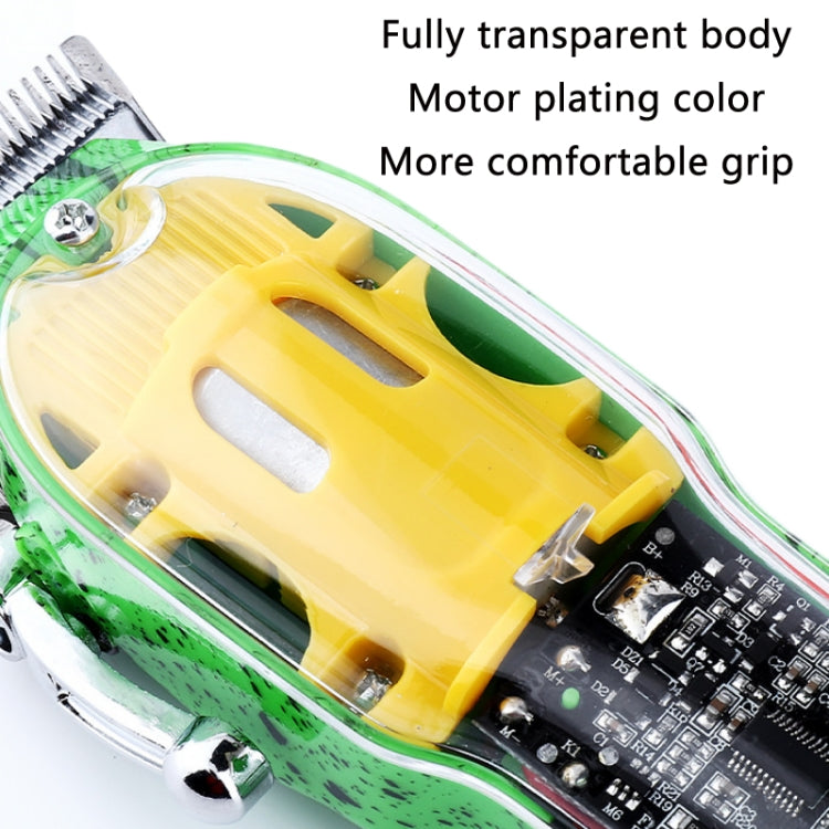 LCD Digital Display Rechargeable Transparent Electric Clipper