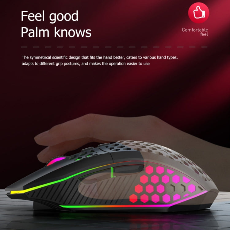 FMOUSE  X801 8 Keys 1600DPI Hollow Luminous Gaming  Office Mouse,Style: My Store