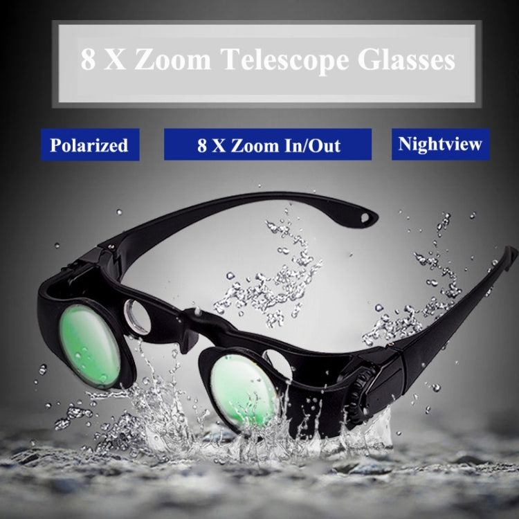 8x Fishing Binoculars Zoomable Telescope Glasses ,Style: Reluova