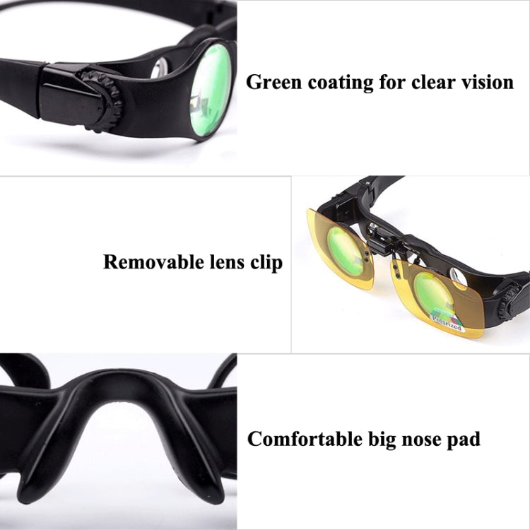 8x Fishing Binoculars Zoomable Telescope Glasses ,Style: