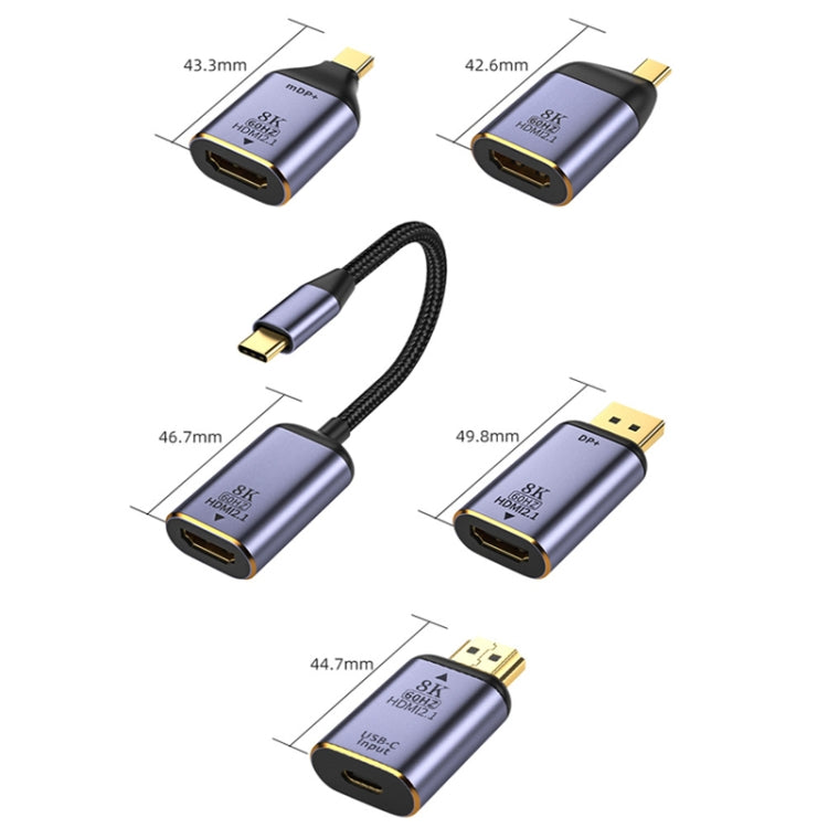 Type-C to HDMI/DP/Mini DP Converter, Style: My Store