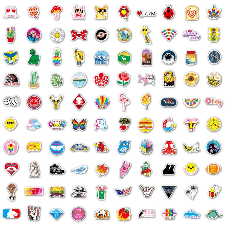 200 Sheets Graffiti Stickers Colorful VSCO Waterproof Vinyl Stickers-Reluova