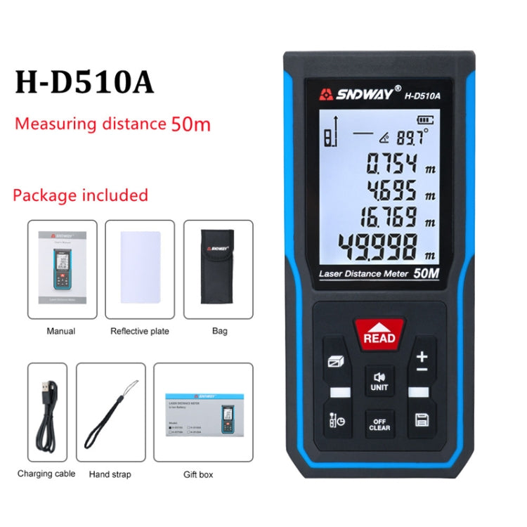 Handheld Laser Rangefinder Infrared Measuring Instrument