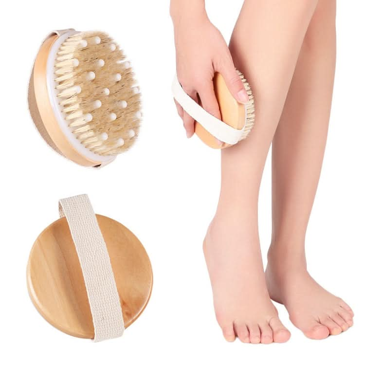 PPR Soft Bead Handleless Massage Bristle Bath Brush