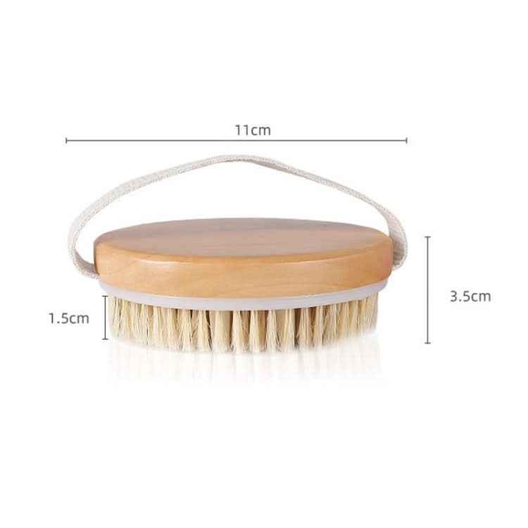 PPR Soft Bead Handleless Massage Bristle Bath Brush