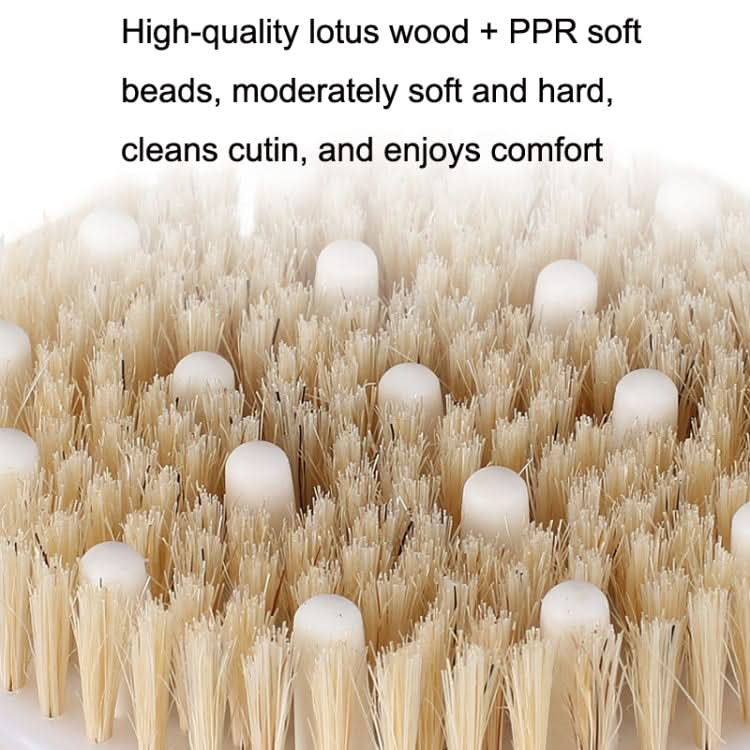 PPR Soft Bead Handleless Massage Bristle Bath Brush