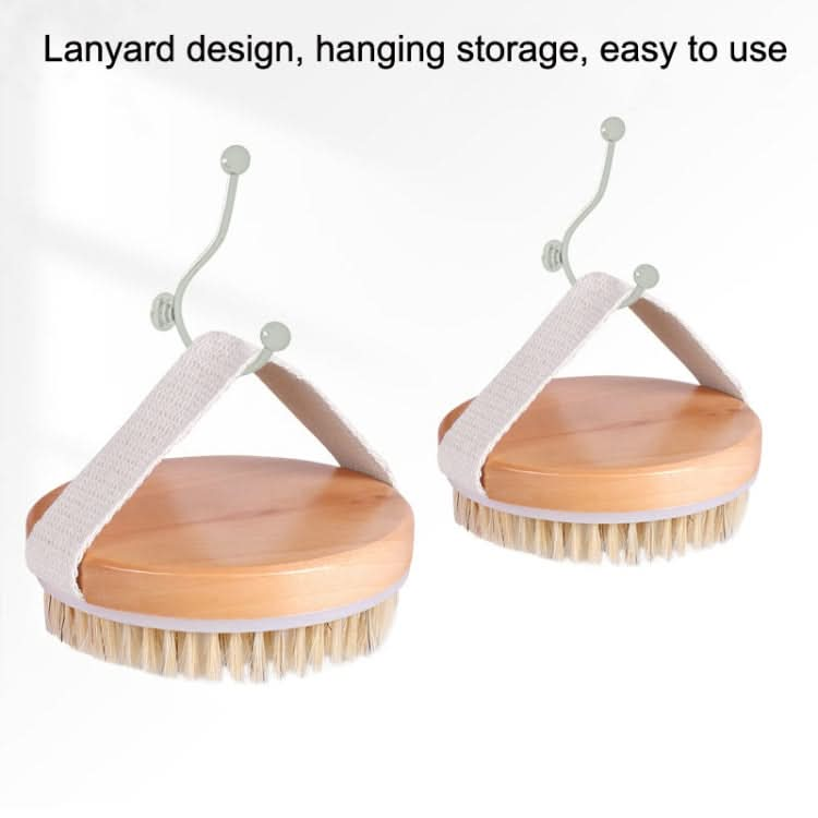 PPR Soft Bead Handleless Massage Bristle Bath Brush