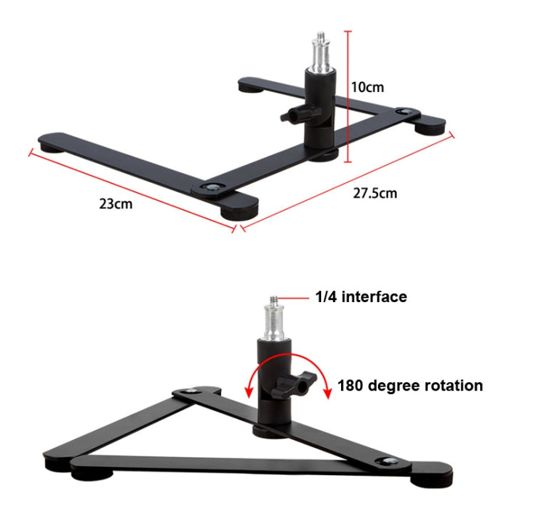 360 Degree Adjustable Metal Overhead Base Desktop Phone Holder,Style: Reluova